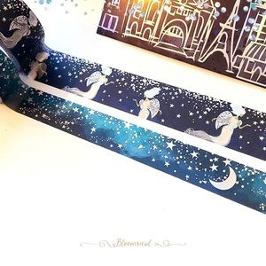 Bloomsical Washi- Silver Foil Angels set of boutique washi from Australia.